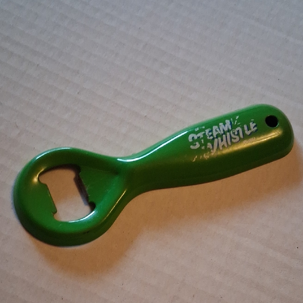 Steam Whistle Green Bottle Opener